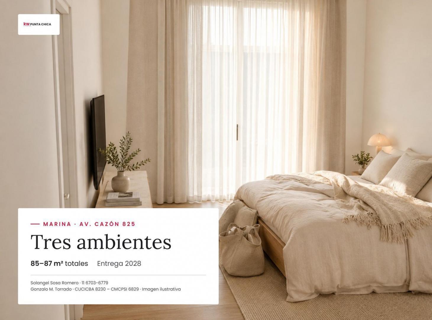 Foto de Moderno 3 Ambientes de 87 m² en Pozo · Complejo Marina Mercante, Tigre, imagen 1