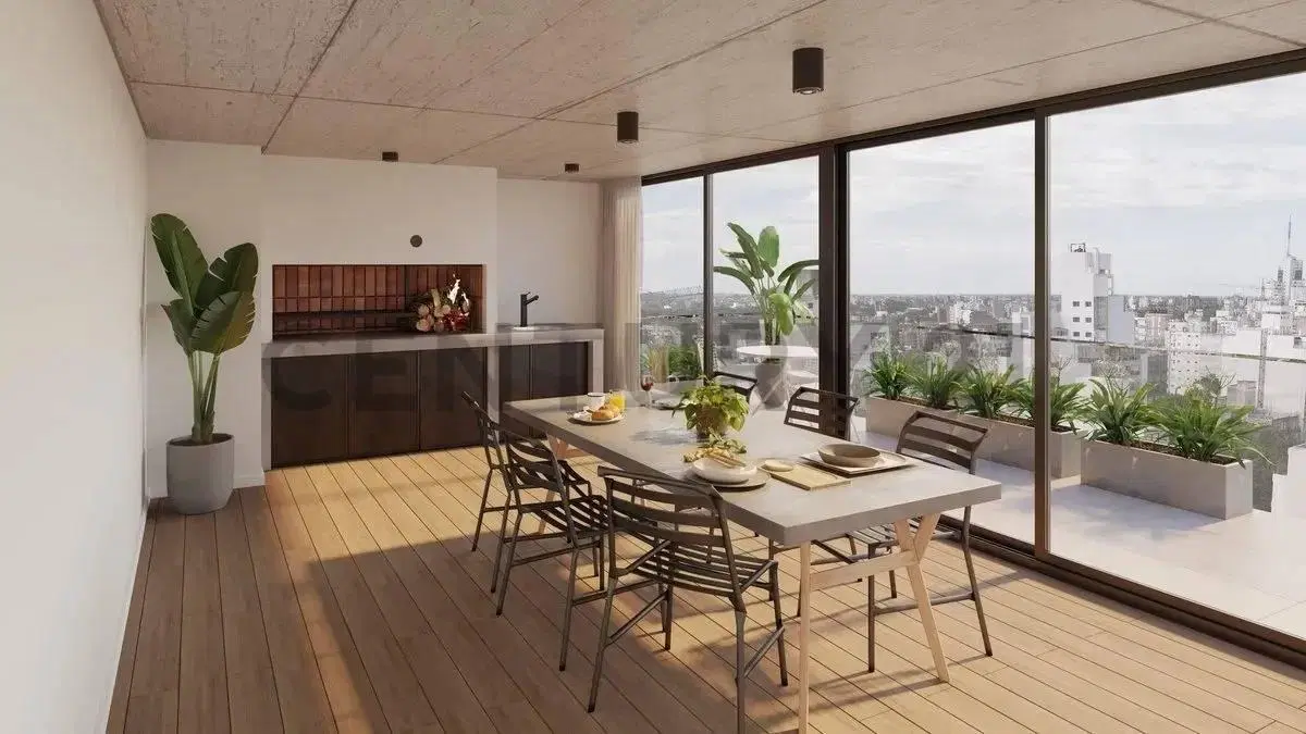Apartamento de 1 dormitorio con terraza en Cordón 5
