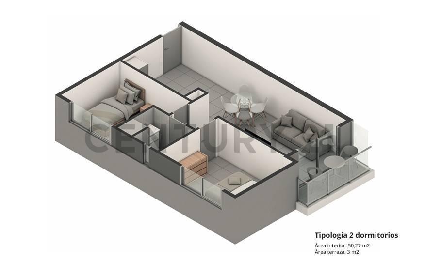 Foto de Departamento en venta 2 dormitorios - Maldonado, imagen 2