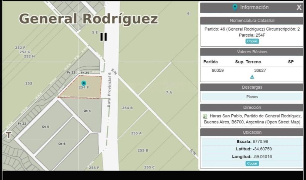 Foto de CAMPO EN VENTA, GRAL RODRIGUEZ, SOBRE RUTA 6, imagen 2