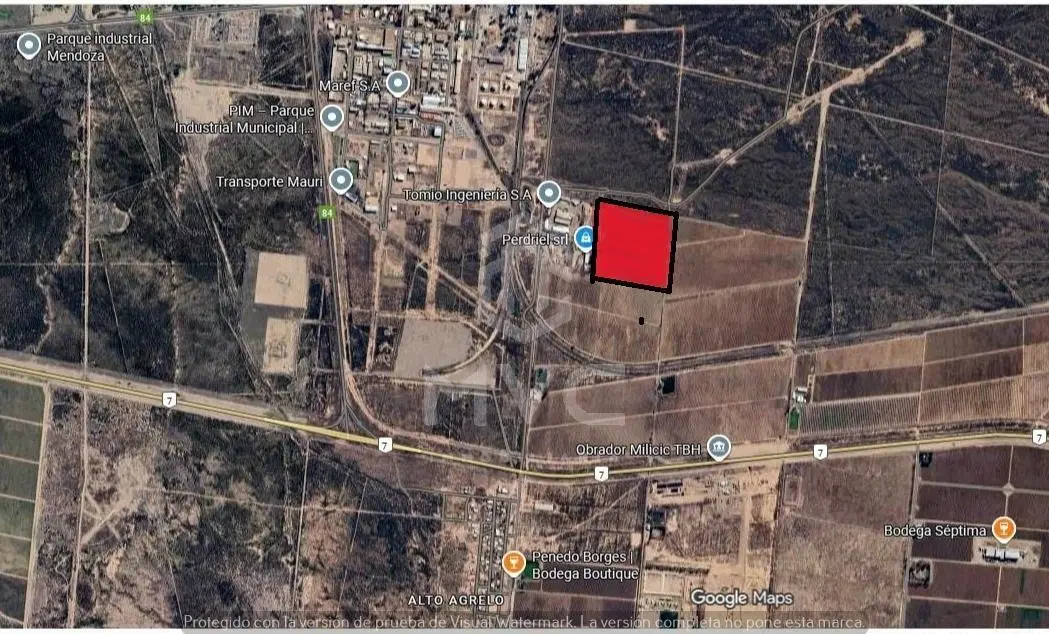 VENTA de Terreno 7 has en Perdriel frente al HUB LOGÍSTICO de Luján de Cuyo 8
