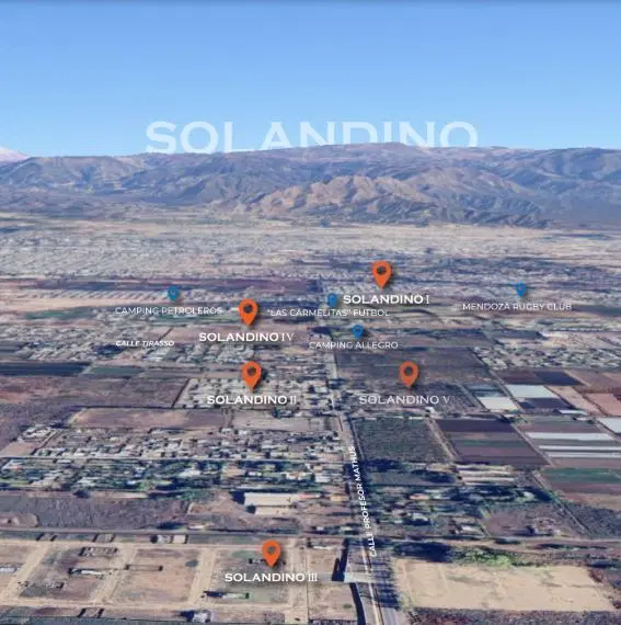 SE VENDE TERRENO, 300 m2 CENTRAL, B° Sol Andino 3, Guaymallén. 1