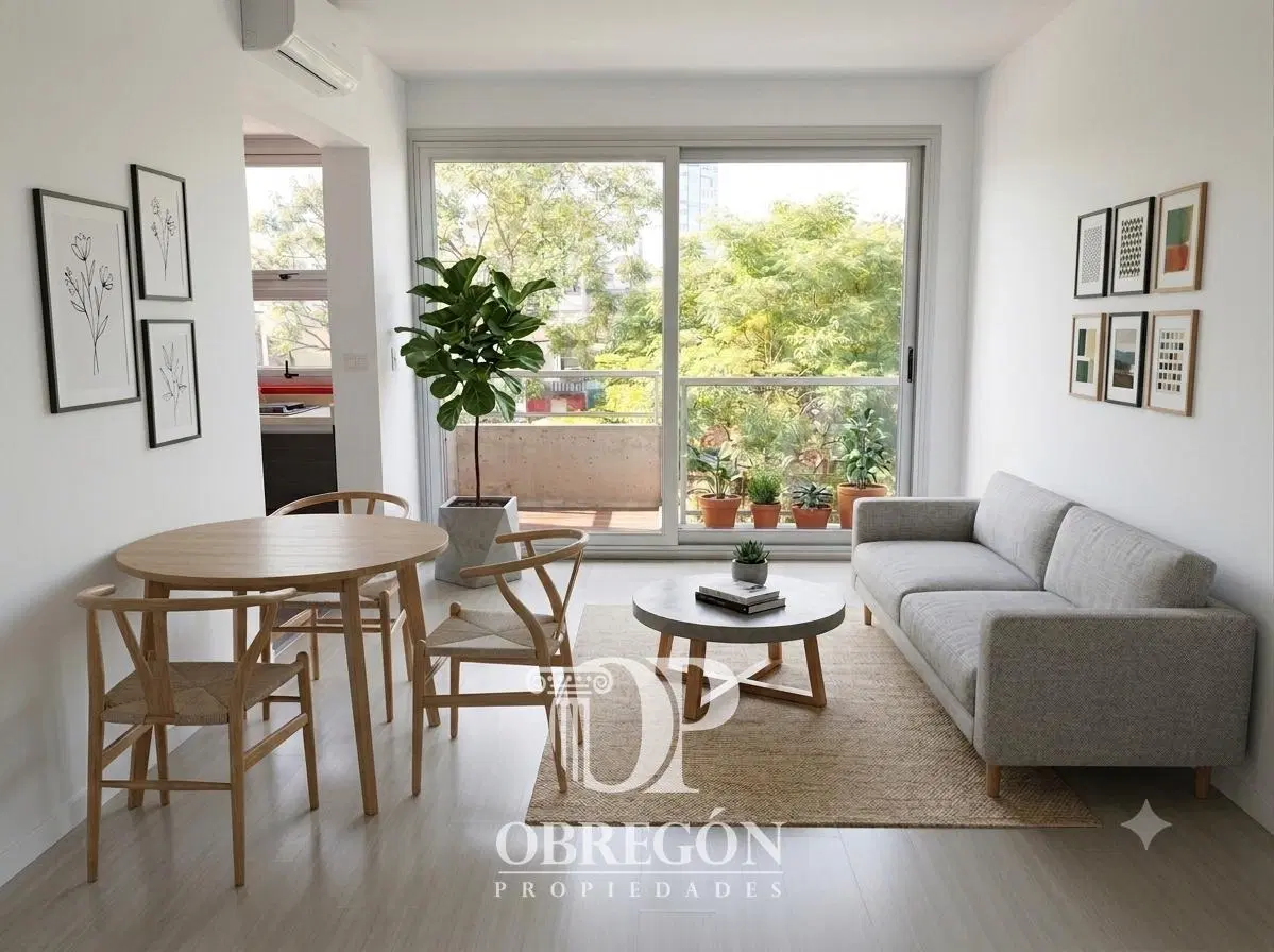 Departamento Monoambiente en Alquiler con Balcon en Palermo 8