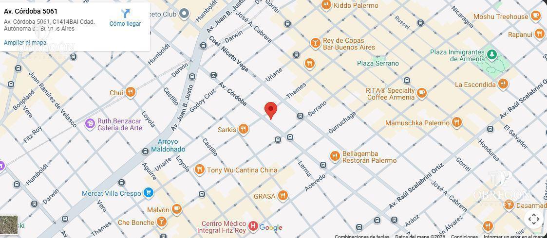 Foto de VENTA 2 AMBIENTES 52 MTS TERRAZA AMENITIES PREMIUM Av.CORDOBA 5063 PALERMO - VITRAUX III, imagen 5