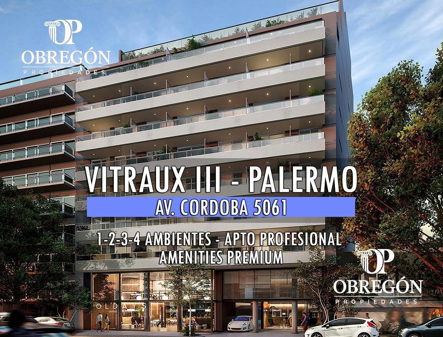 Foto de VENTA 2 AMBIENTES 52 MTS TERRAZA AMENITIES PREMIUM Av.CORDOBA 5063 PALERMO - VITRAUX III, imagen 2