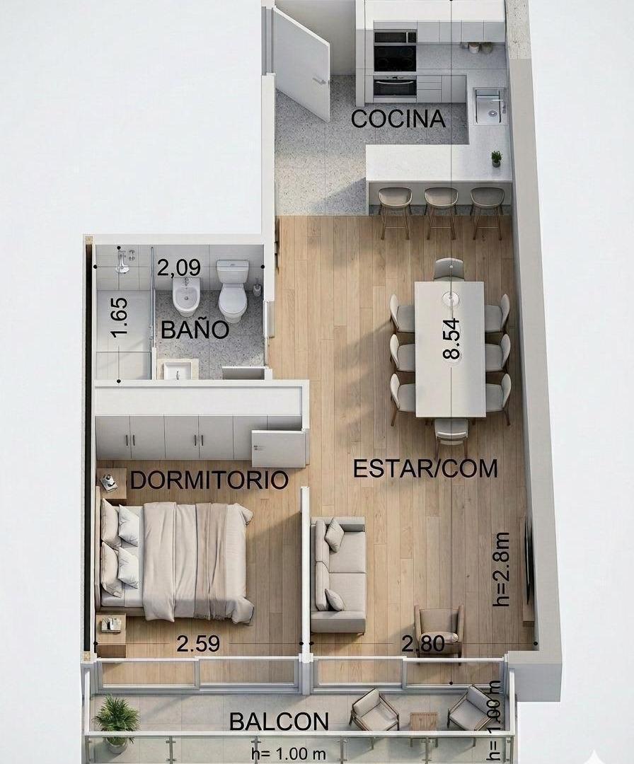 Foto de Departamento con Terraza y vistas de la ciudad en Coghlan Financiado al, imagen 4