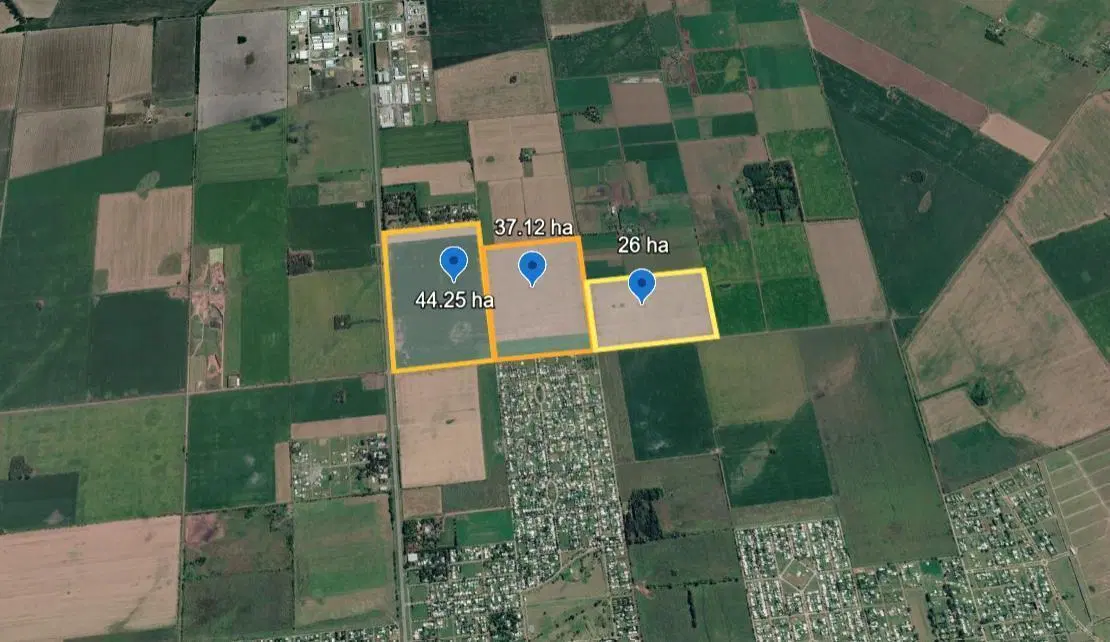 Campo 107 Ha  en Roldán 2