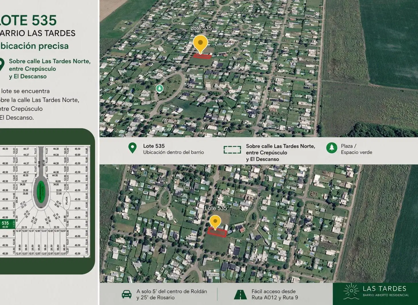 Terreno en Barrio Abrierto Residencial Las Tardes 4
