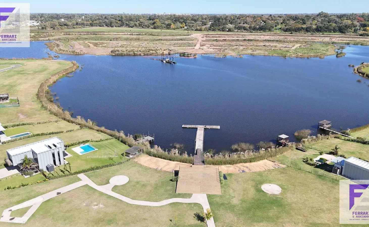 Lote terreno a la venta amarra y salida al Río Luján en Barrio Náutico El Naudir 3