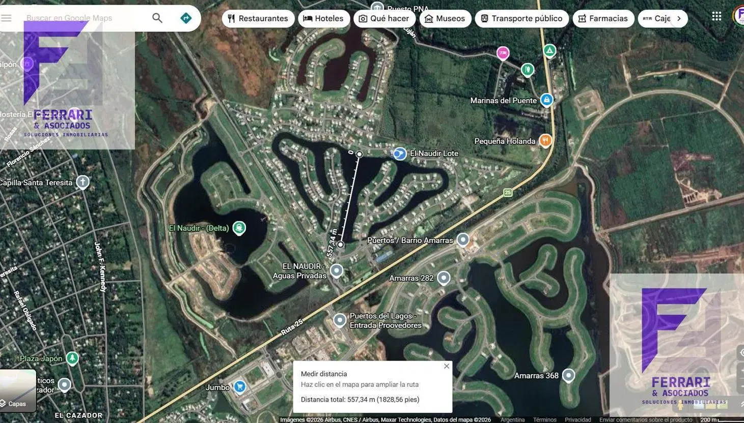 Lote financiado a la laguna en Barrio Náutico El Naudir Escobar 5
