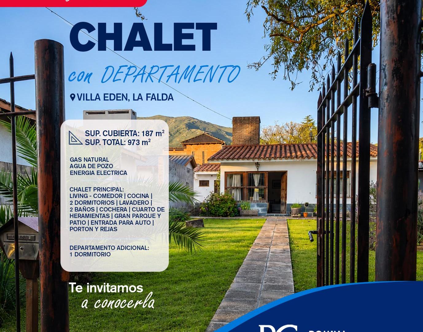 Foto de Chalet en venta con departamento independiente en Villa Edén, La Falda, imagen 1