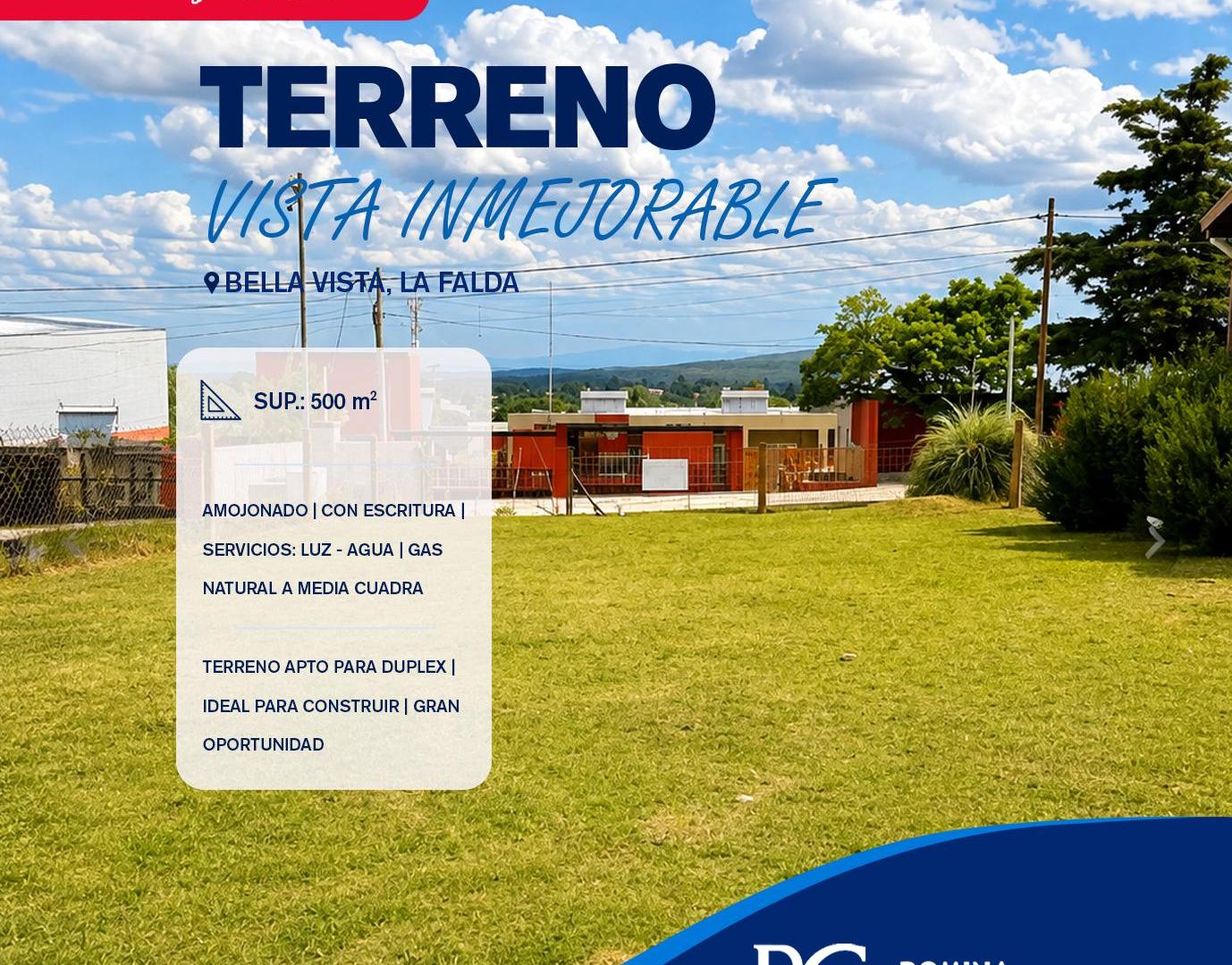Foto de LOTE EN VENTA EN LA FALDA, CBA. - VISTA Y ENTORNO INMEJORABLES!, imagen 1