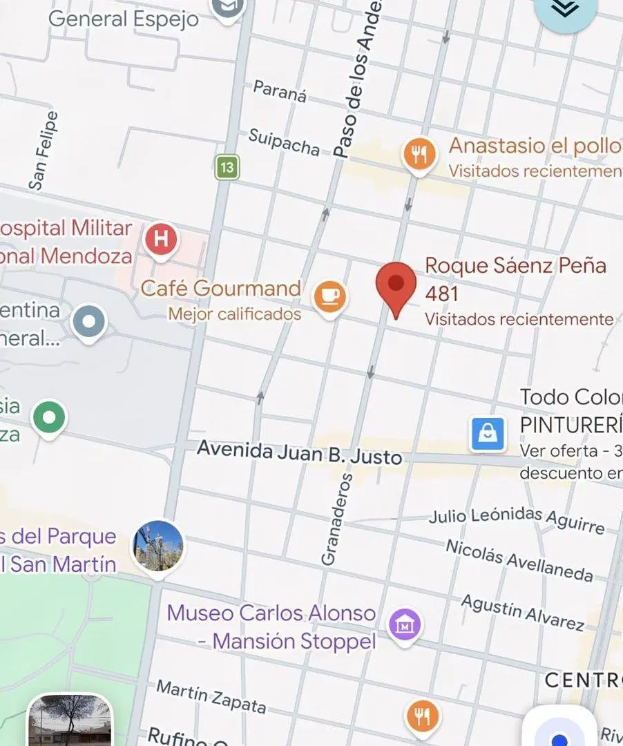 Terreno en la Sexta sección, a metros del Parque General San Martín 5