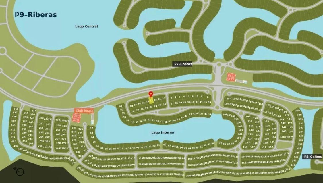 Terreno en Riberas Puertos del Lago con Proyecto para construir