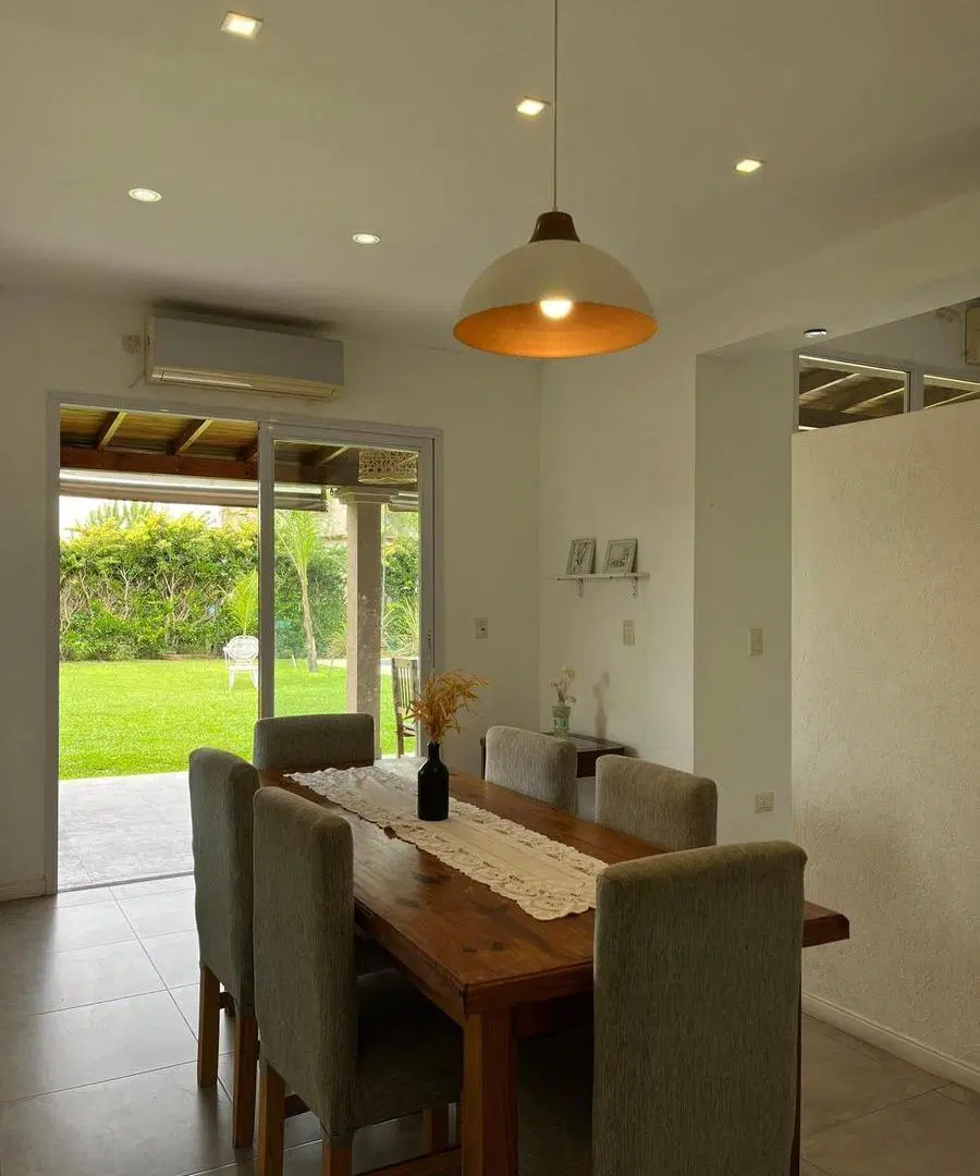 Casa en alquiler anual con muebles El Canton Golf de 6 ambientes con pileta 4