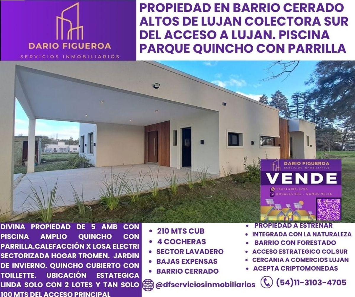 Foto de CASA DE 4 AMB CON PISCINA EN ALTOS DE LUJAN, imagen 1