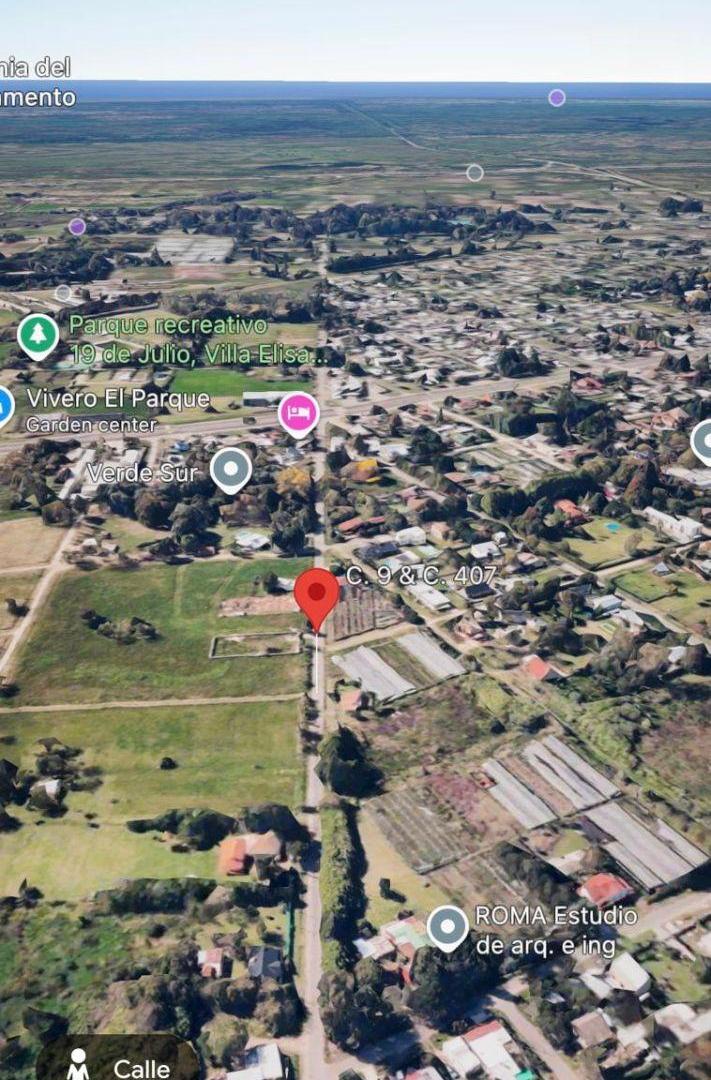 VENTA DE LOTE EN VILLA ELISA, 9 406 Y 407