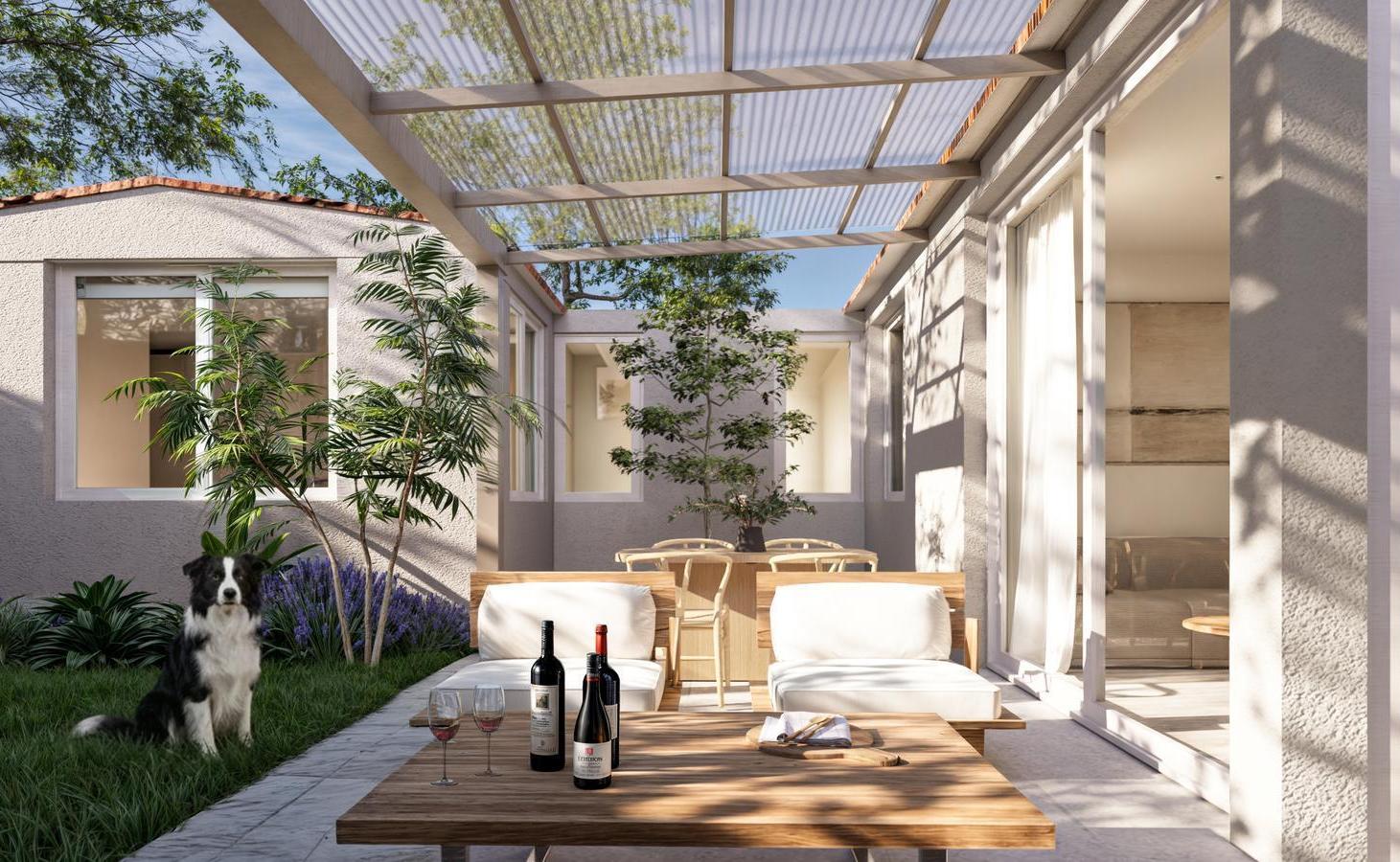 Casa de 4 Ambientes a Estrenar en Venta con Jardín en Beccar