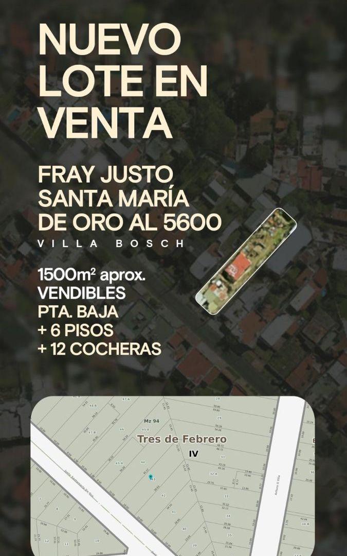 VENTA LOTE VILLA BOSCH
