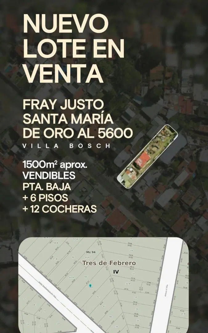 VENTA LOTE VILLA BOSCH 3