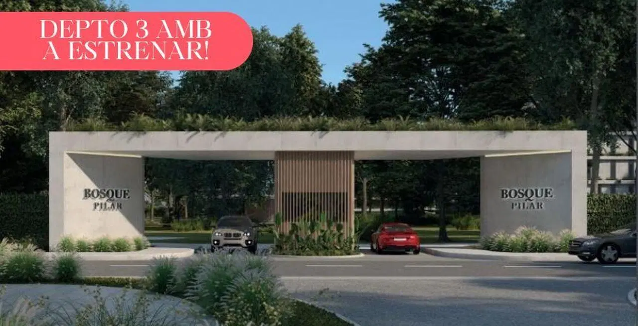 VENTA DEPARTAMENTO 3 AMB- BOSQUE PILAR 3