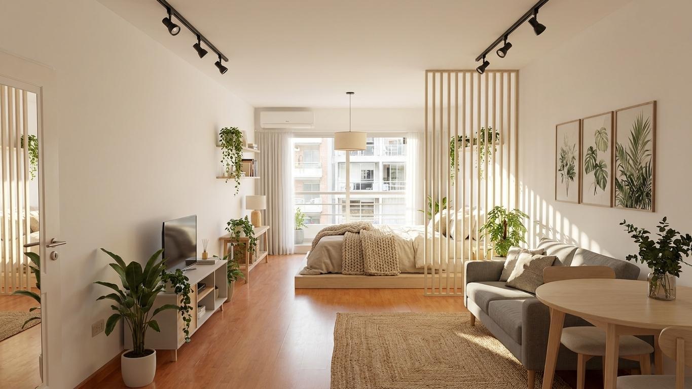 Foto de ALQUILER MONOAMBIENTE DIVISIBLE BELGRANO CON BALCON Y AMENITIES, imagen 1