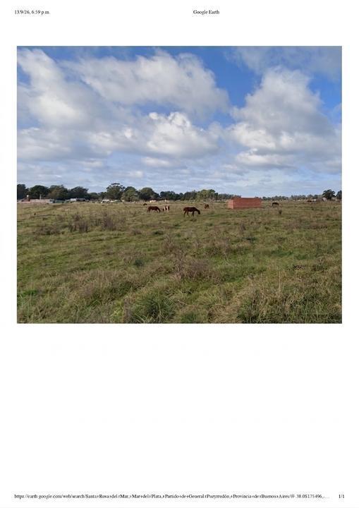 Foto de Terreno en Venta en Santa Rosa del Mar, MDP, imagen 1