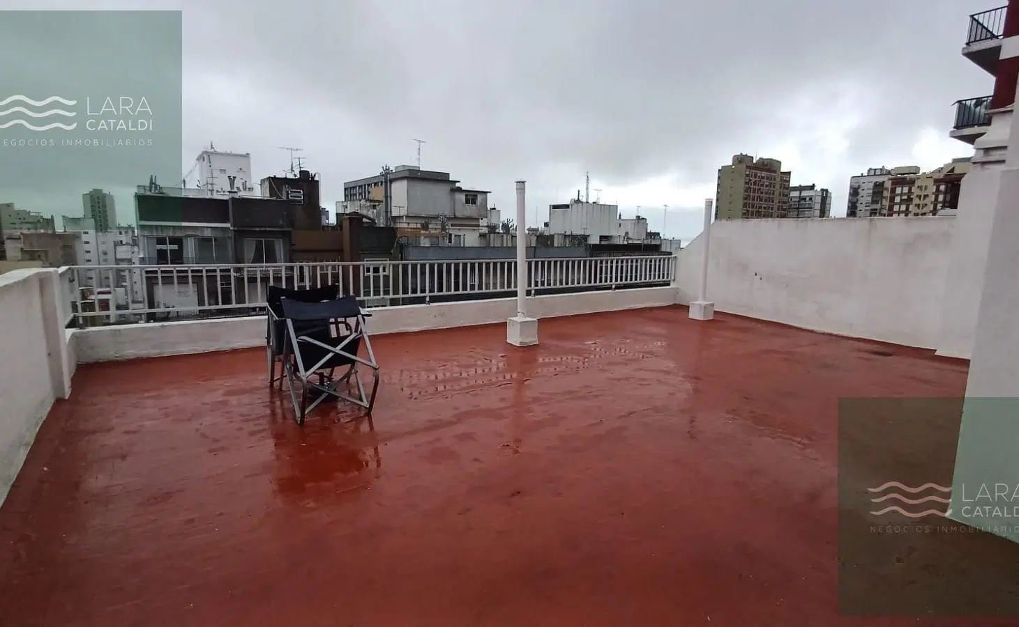 Excelente monoambiente con balcon terraza 5
