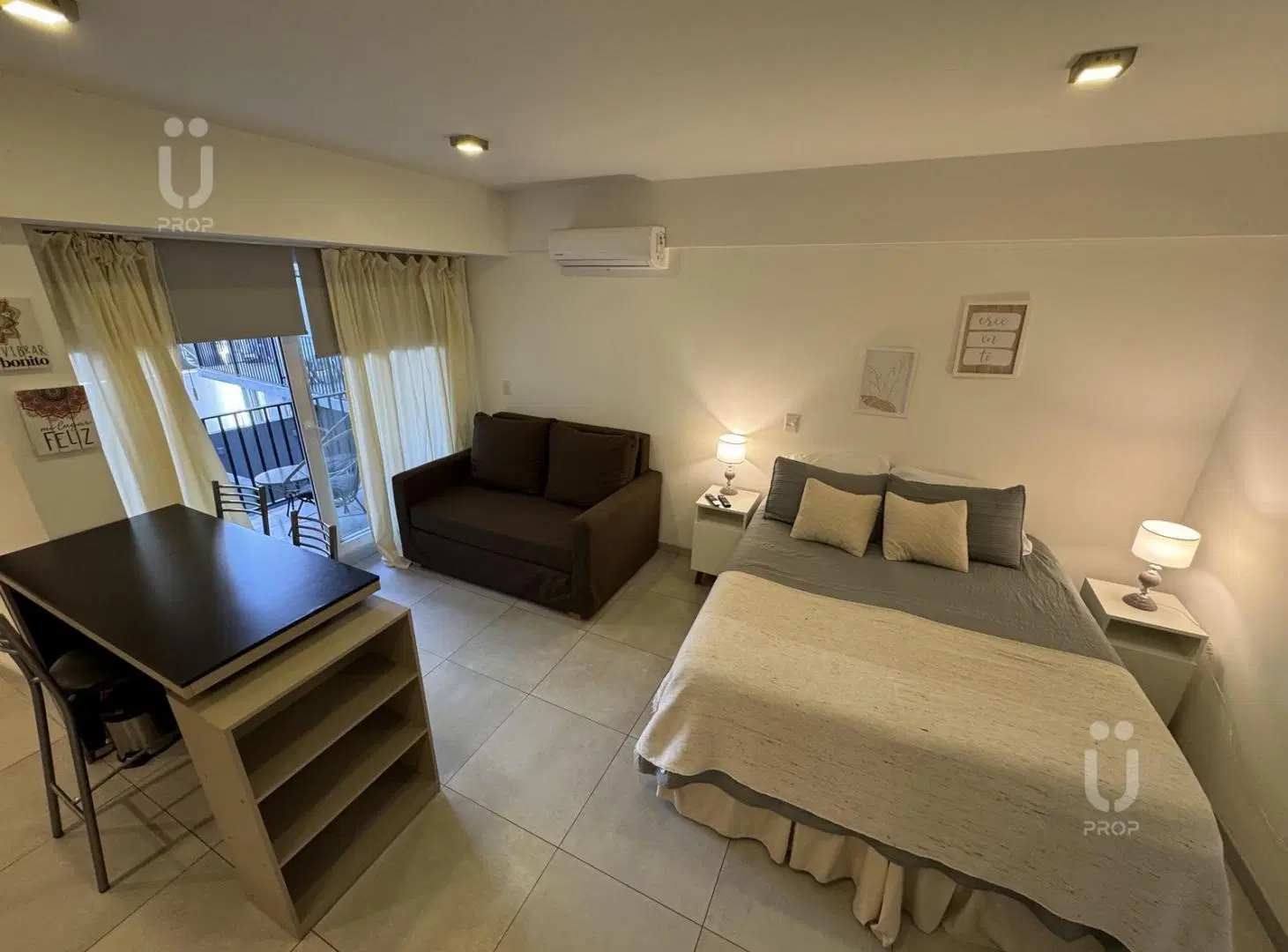 Departamento full Amenities Alquiler Temporario Amoblado Mensual Palermo Monoambiente. 3
