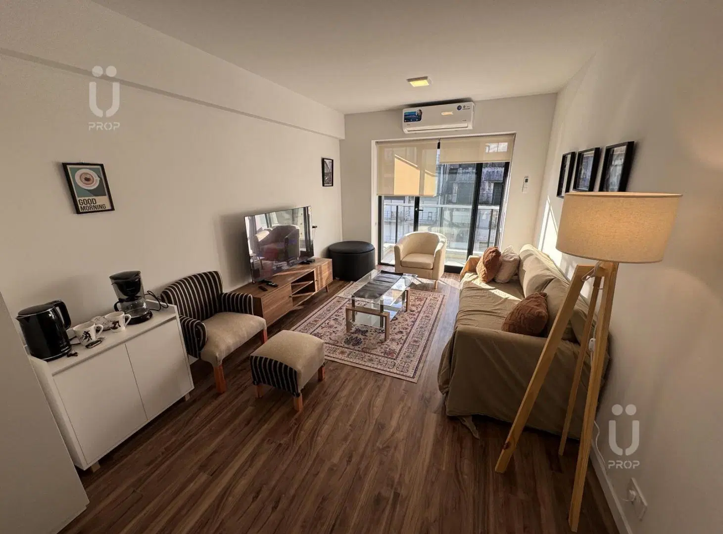 Departamento Alquiler Temporario Amoblado  Mensual con Amenities San Nicolás   2 ambientes. 3
