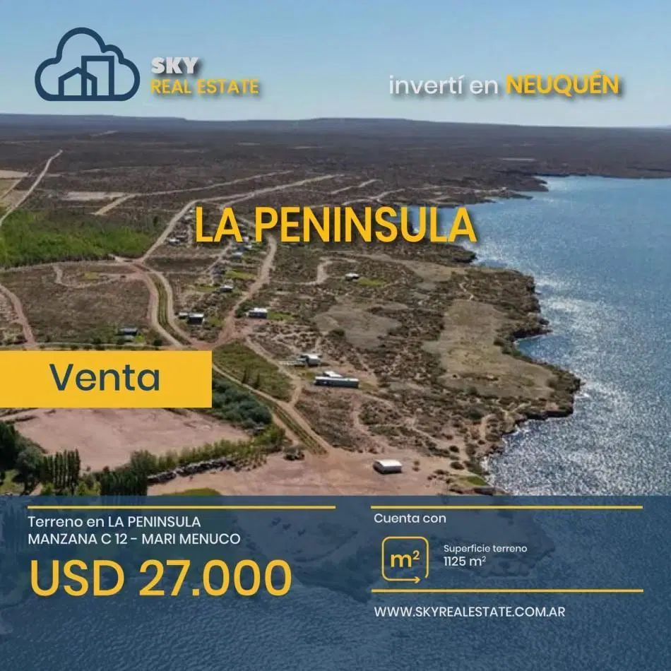 VENDO TERRENO EN LA PENINSULA MARI MENUCO 2