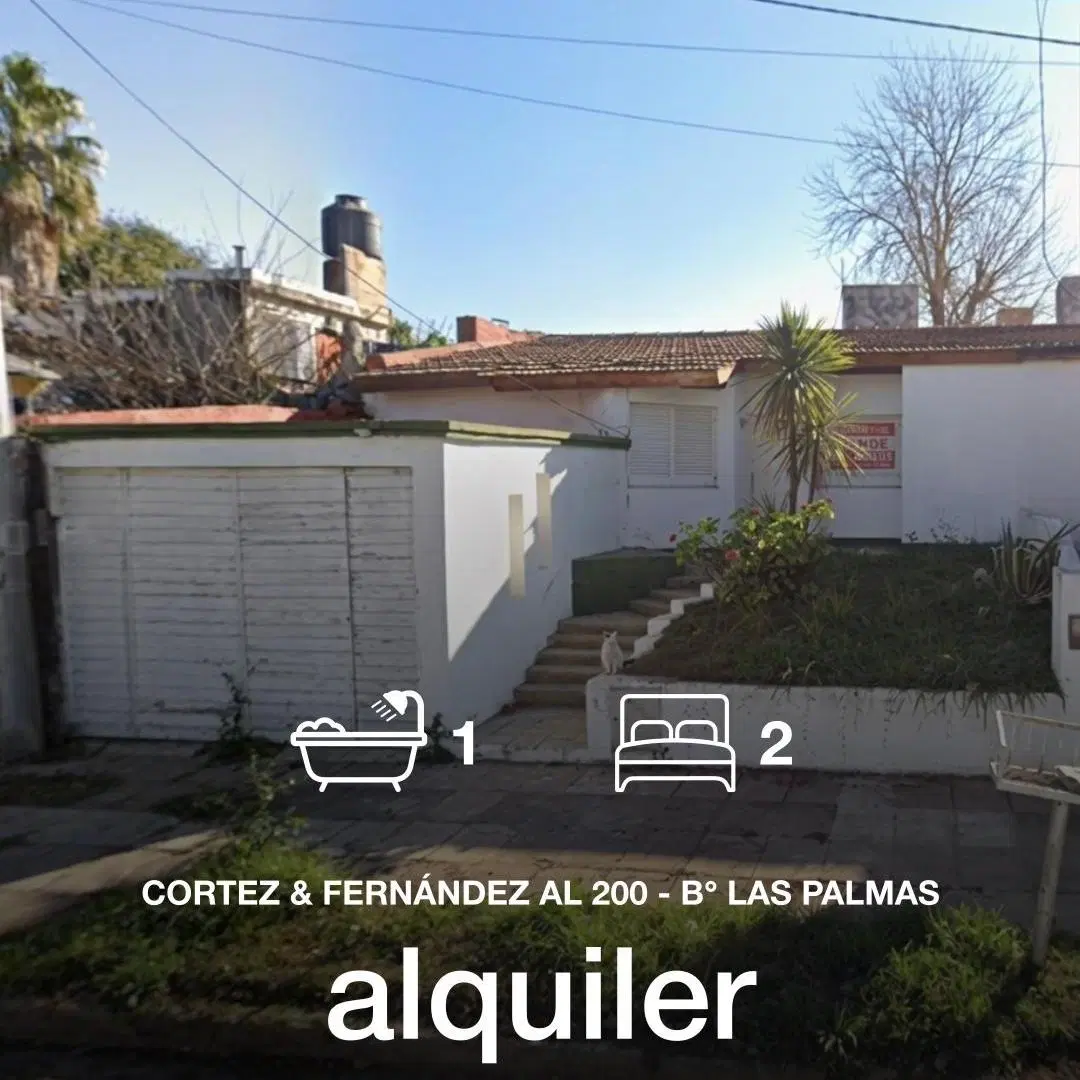 Casa en alquiler de 2 dormitorio en B° Las Palmas 2