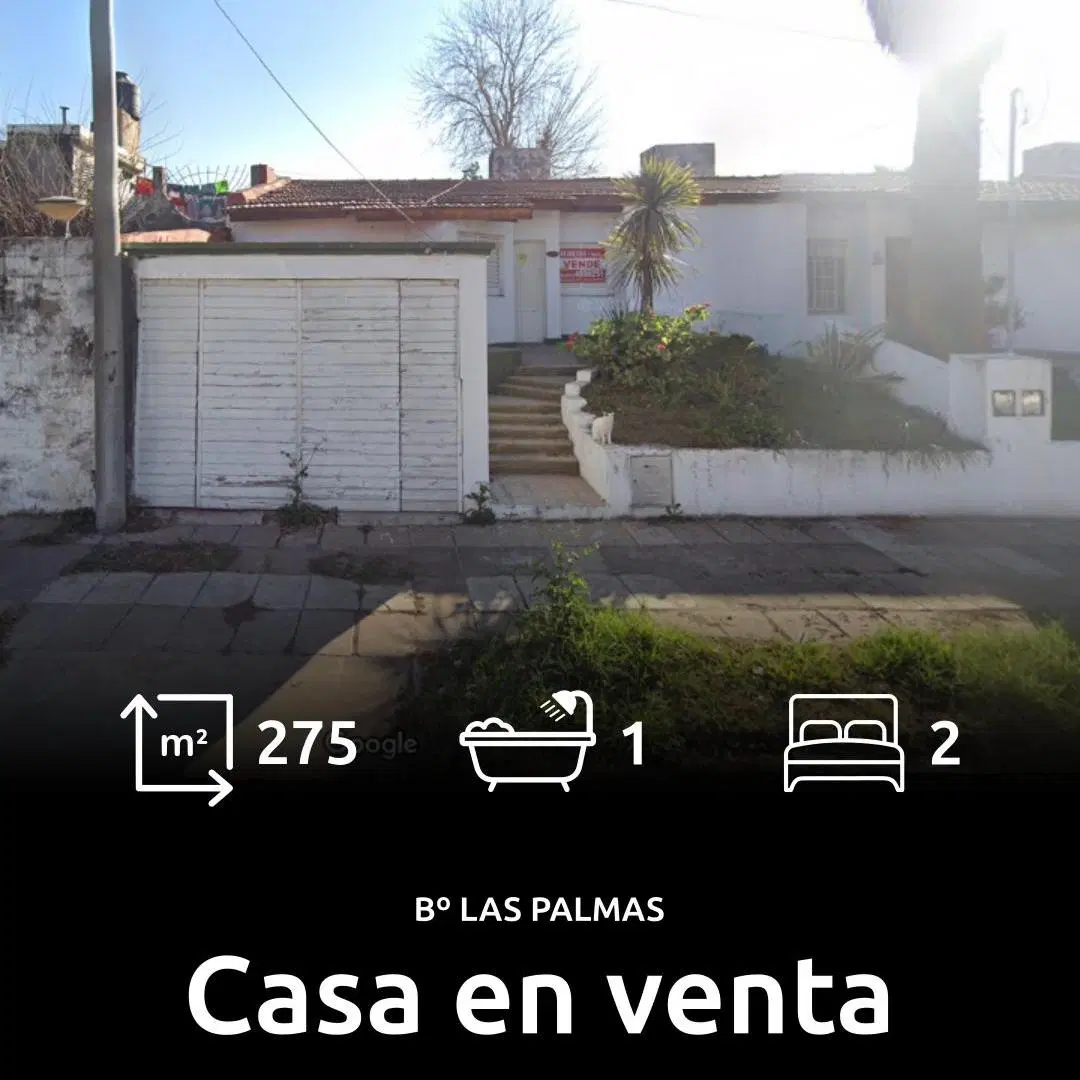Casa en alquiler de 2 dormitorio en B° Las Palmas 3