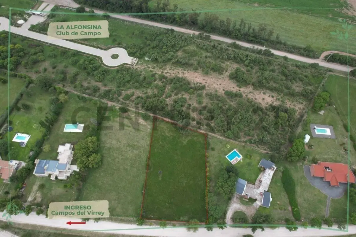 VENTA LOTE 2980 MTS EN BARRIO PRIVADO CAMPOS DEL VIRREY 3