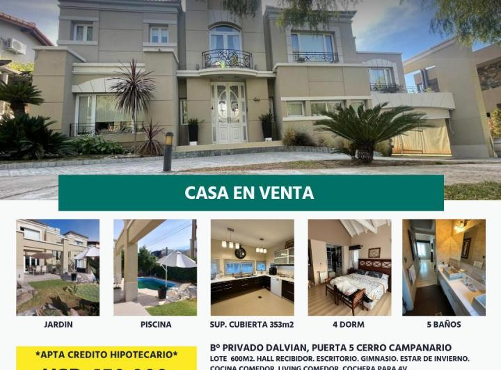 B° DALVIAN MAGNIFICA CASA A LA VENTA, A MTS DE PUERTA 5 1