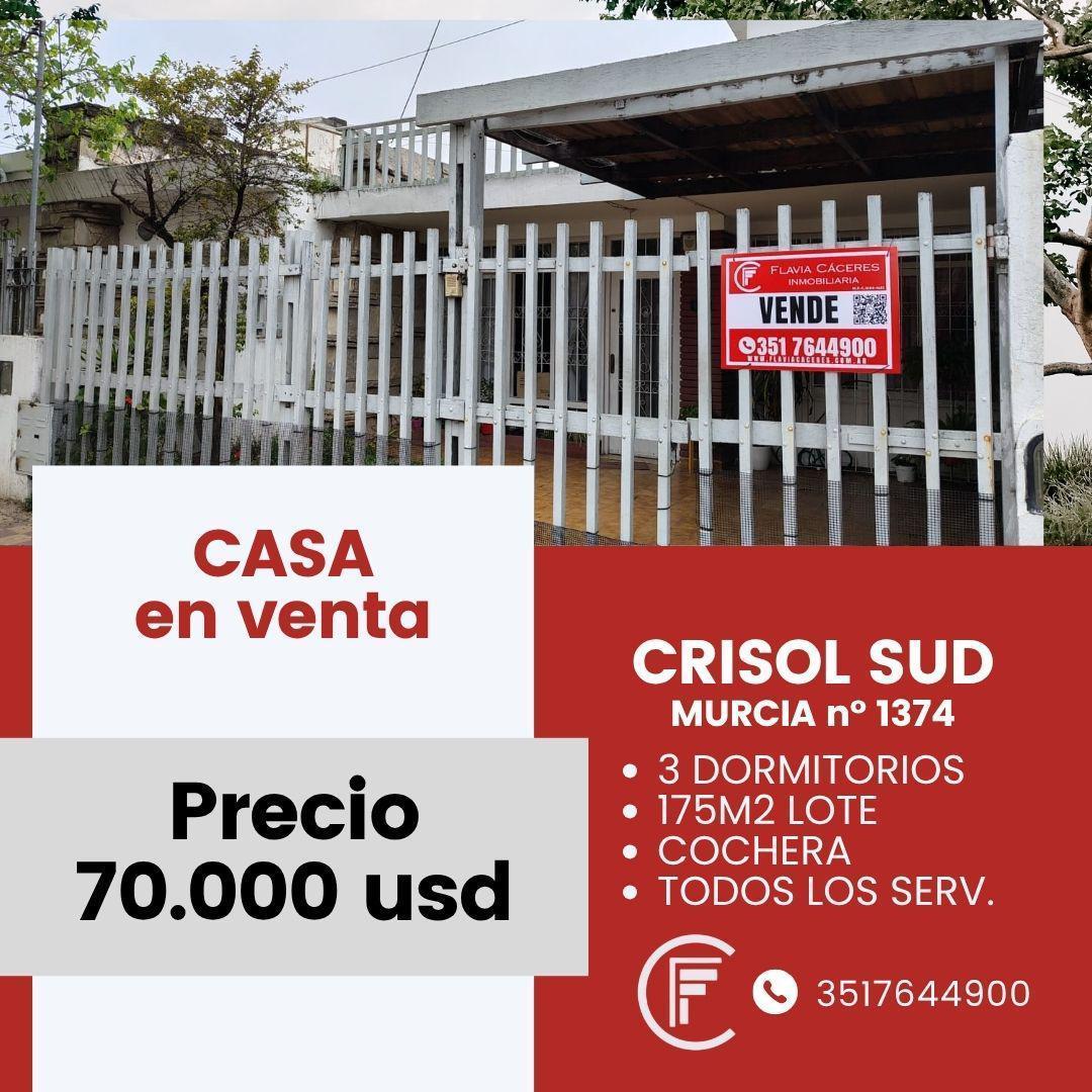 VENDO CADA DOS DORMITORIOS EN CRISOL SUR