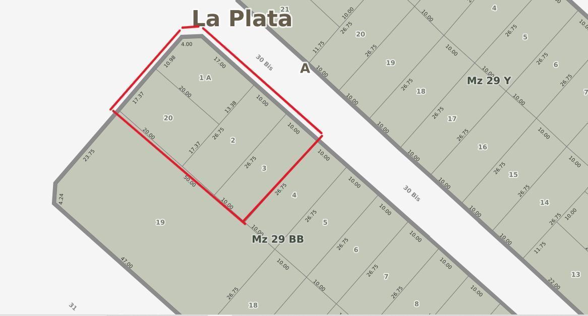 Terreno en Venta de 1050m2
