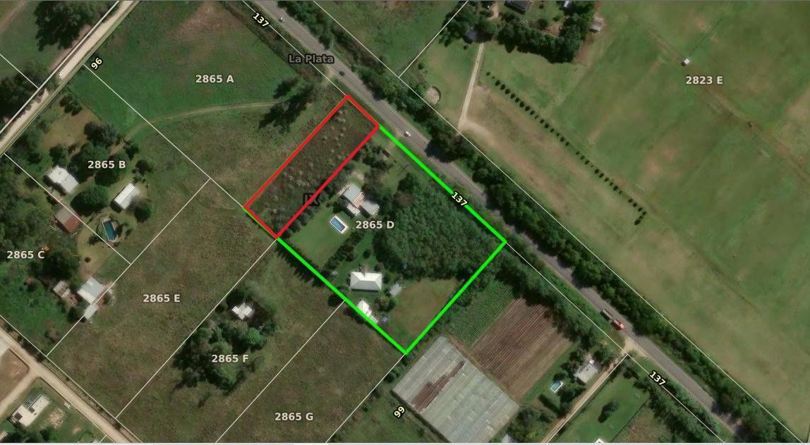 Terreno de 2.900m2 calle 137 entre 96 y 605 Arana La Plata