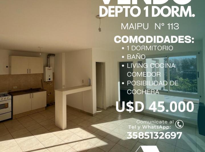 Vendo Depto 1 Dormitorio 3