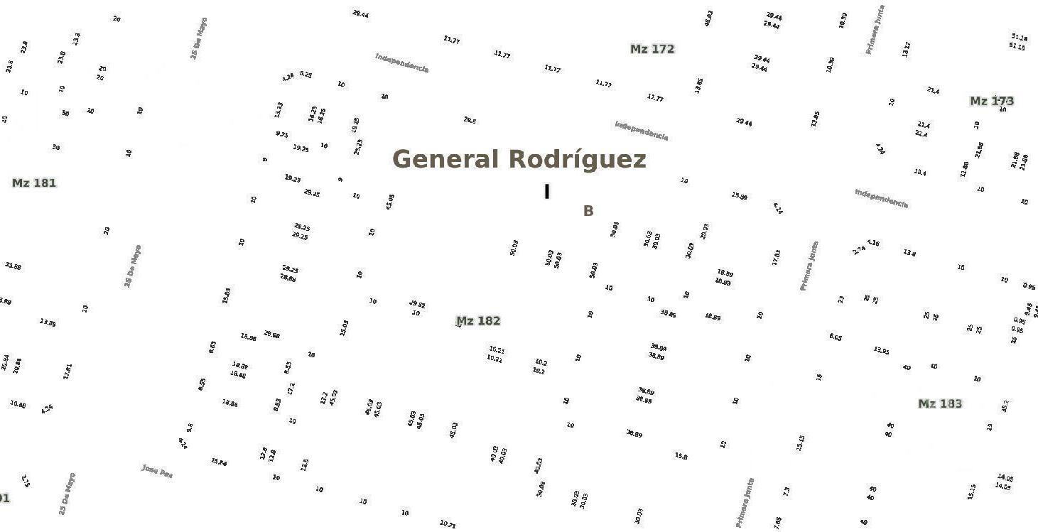 Terreno en General Rodriguez