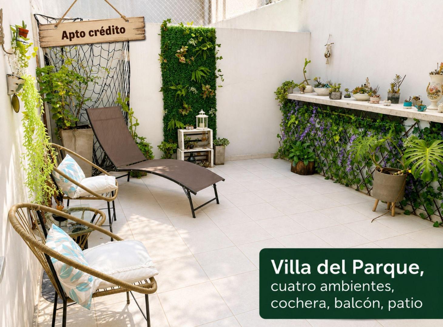 Foto de VILLA DEL PARQUE 4 AMBIENTES PATIO COCHERA BALCON, imagen 1