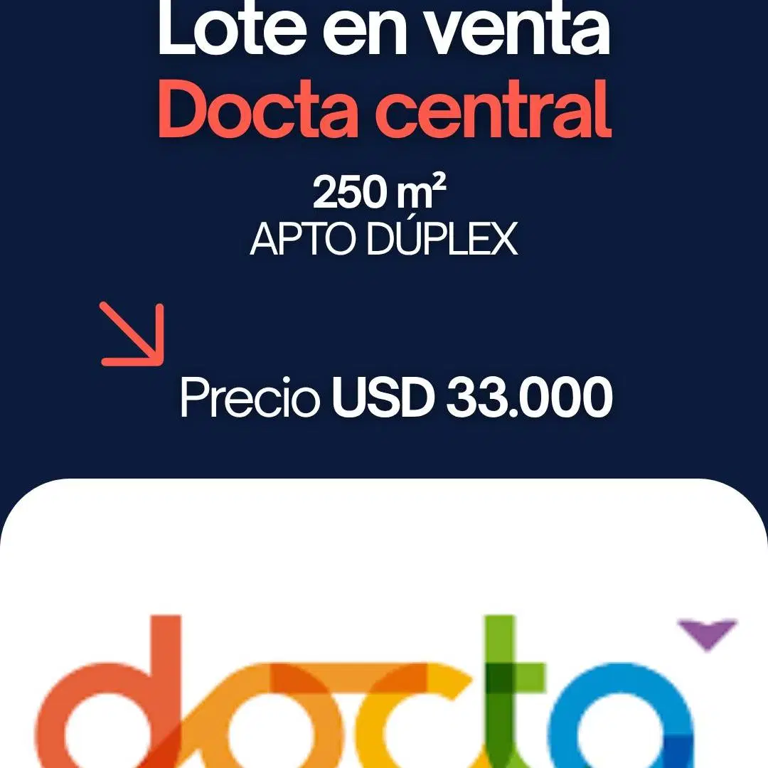 Lote Central en Docta Urbanización Inteligente  250m a Precio de Oportunidad 4