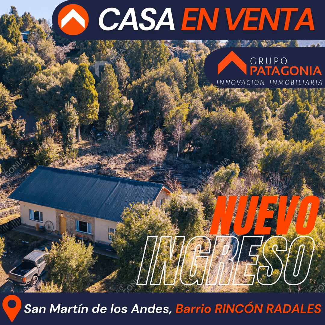 Casa en venta en barrio cerrado Rincon Radales san Martin de Los andes