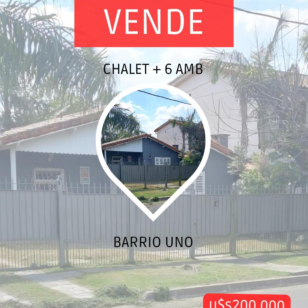 CASA TIPO CHALET - EN VENTA - BARRIO UNO