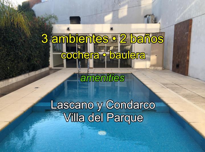 Departamento 3 ambientes, 2 baños, cochera, baulera, amenities 1