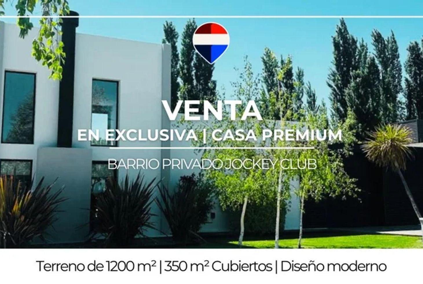 Foto de CASA PREMIUN EN VENTA BARRIO PRIVADO JOCKEY CLUB, imagen 1