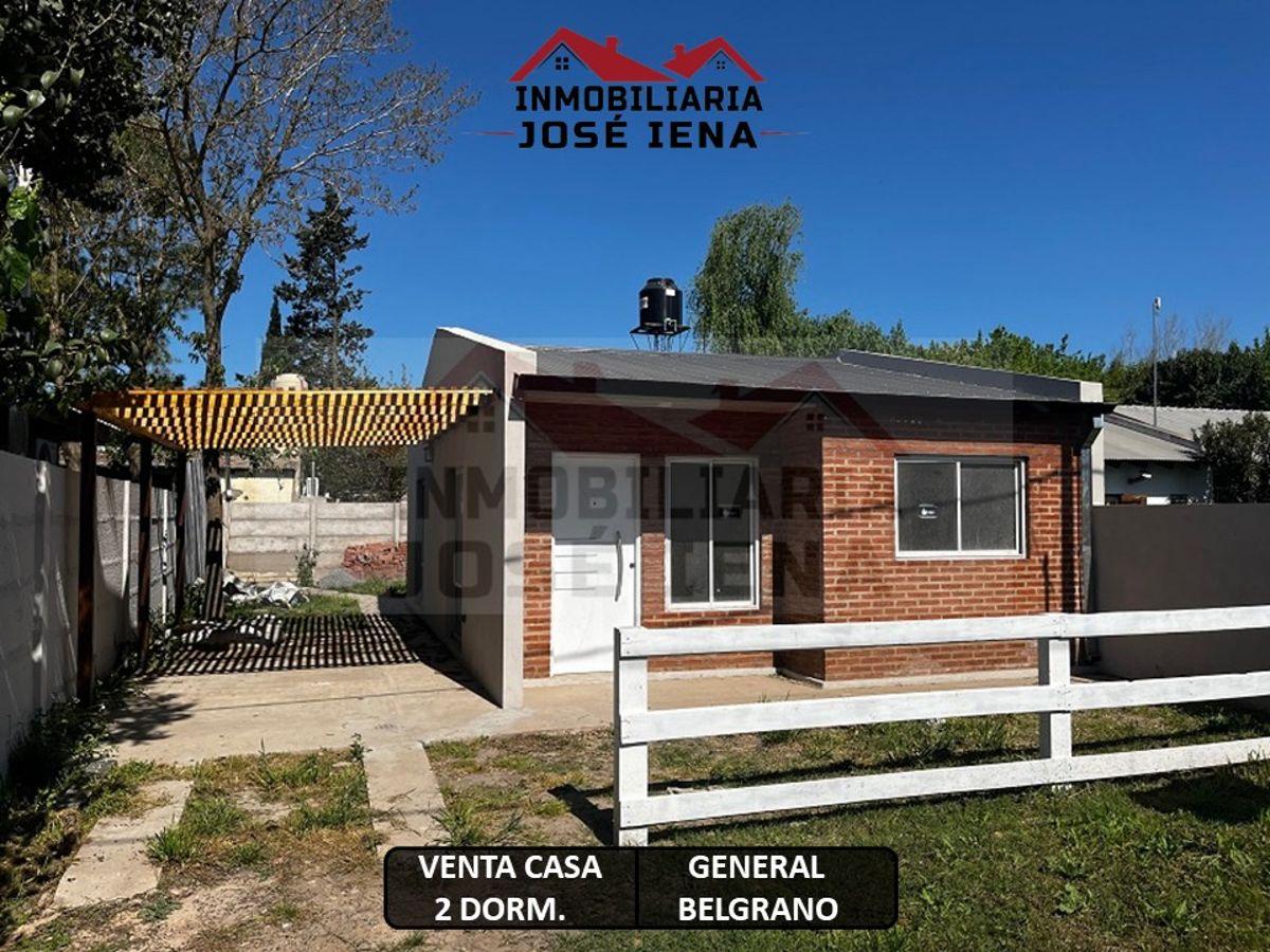 Casa 2 dorm. Ubicada en Calle 125 e/ 60 y 62 – General Belgrano.
