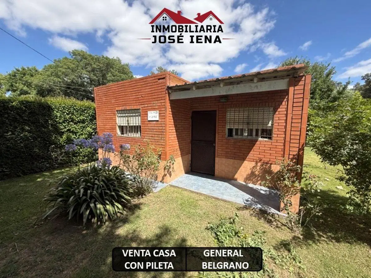 Casa 2 dorm. Con pileta – Calle 131 N° 344 e/ 54 y 56, Barrio Parque – General Belgrano. 3