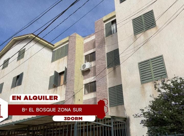 Departamento en alquiler bº el bosque con cochera y patio 2