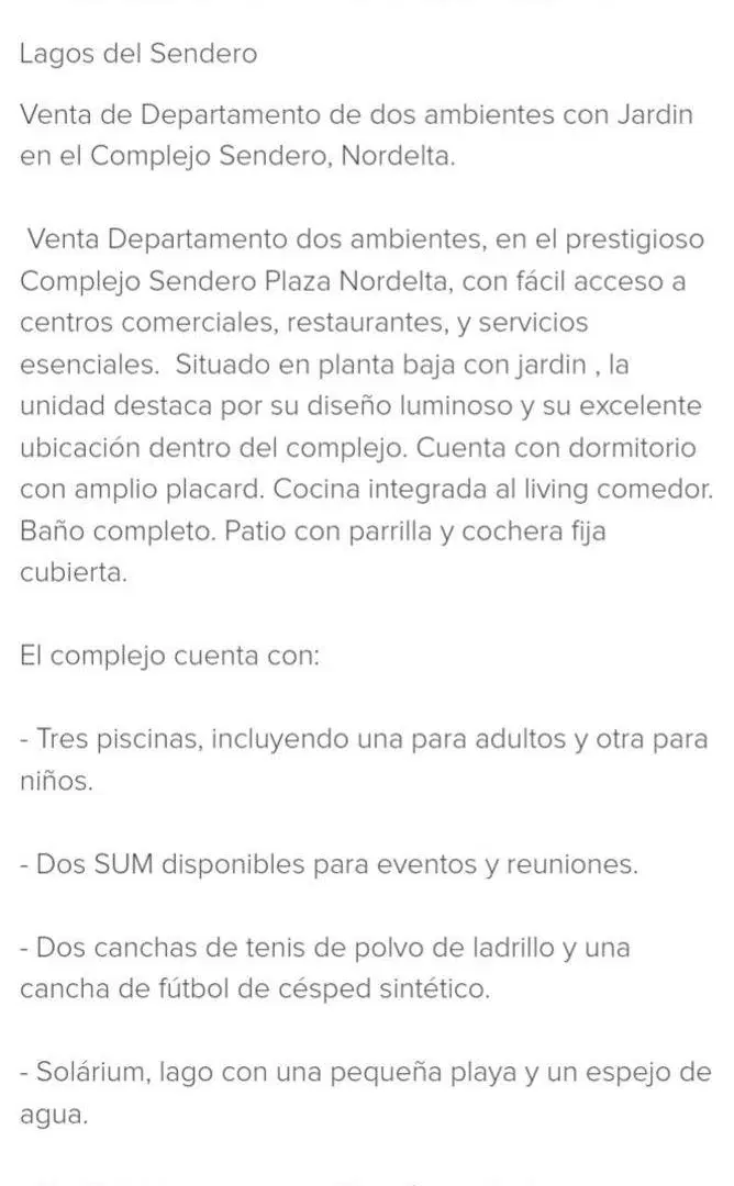 SE VENDE HERMOSO DEPARTAMENTO CON JARDIN,,PLATA BAJA,2 AMBIENTES 3